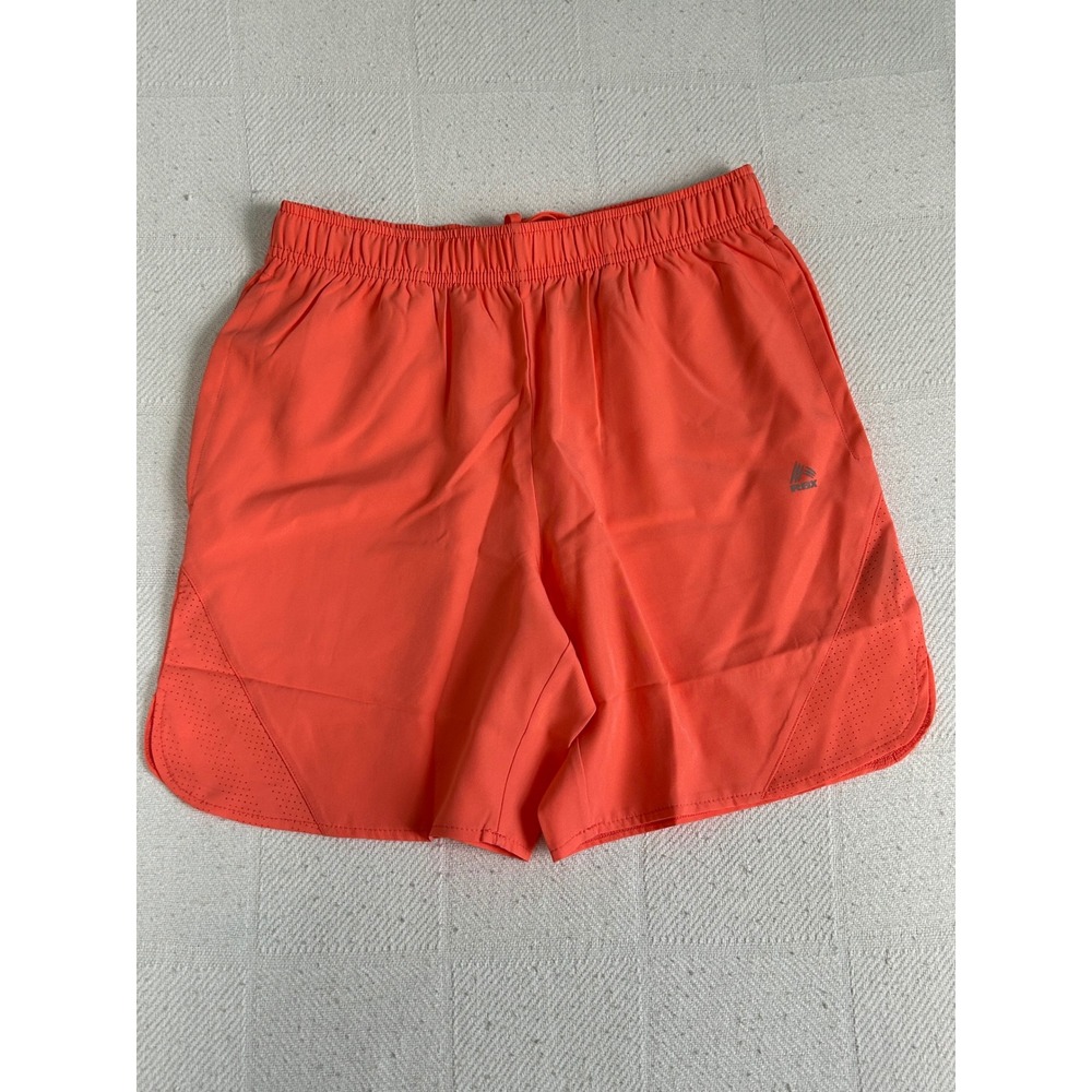 RBX Performance X-Dri Women Coral Orange Running Shorts Side Pockets Small